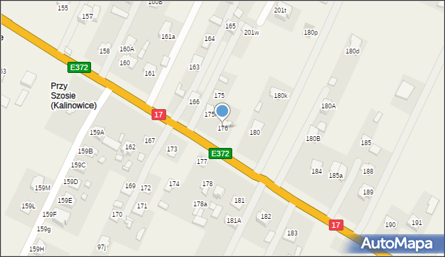 Kalinowice, Kalinowice, 176, mapa Kalinowice