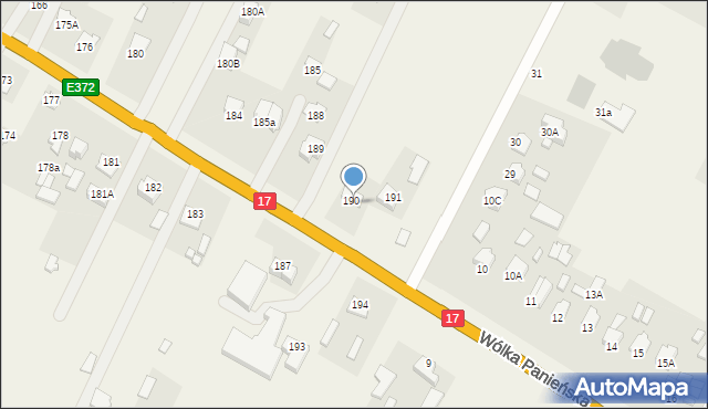 Kalinowice, Kalinowice, 192, mapa Kalinowice