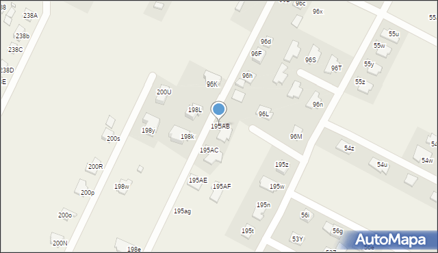 Kalinowice, Kalinowice, 195AB, mapa Kalinowice