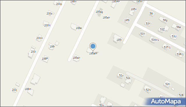 Kalinowice, Kalinowice, 195am, mapa Kalinowice