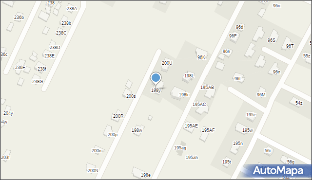 Kalinowice, Kalinowice, 198y, mapa Kalinowice