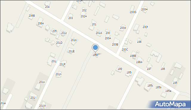 Kalinowice, Kalinowice, 199c, mapa Kalinowice
