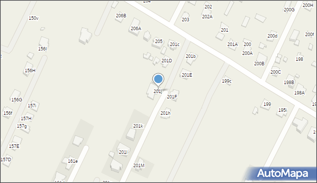 Kalinowice, Kalinowice, 201j, mapa Kalinowice