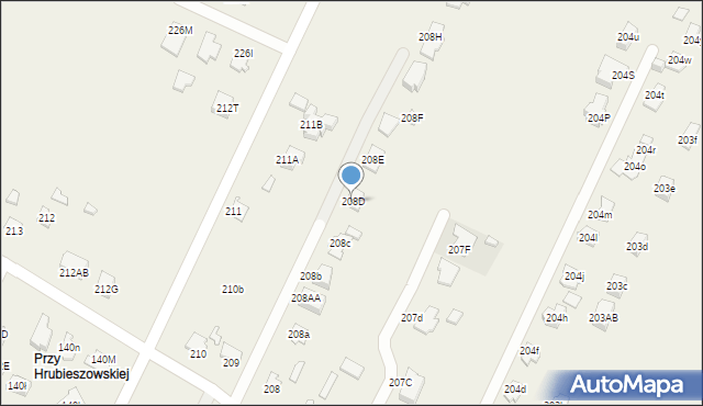 Kalinowice, Kalinowice, 208D, mapa Kalinowice