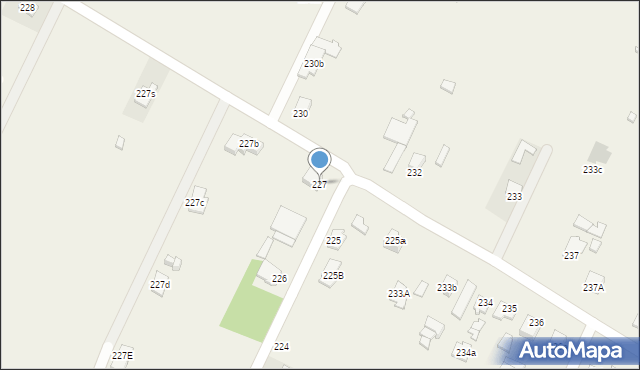 Kalinowice, Kalinowice, 227, mapa Kalinowice
