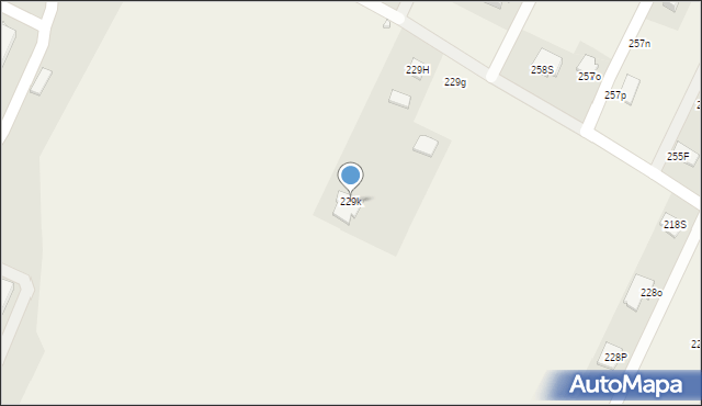 Kalinowice, Kalinowice, 229k, mapa Kalinowice