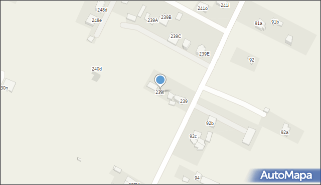 Kalinowice, Kalinowice, 239l, mapa Kalinowice