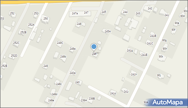 Kalinowice, Kalinowice, 246, mapa Kalinowice