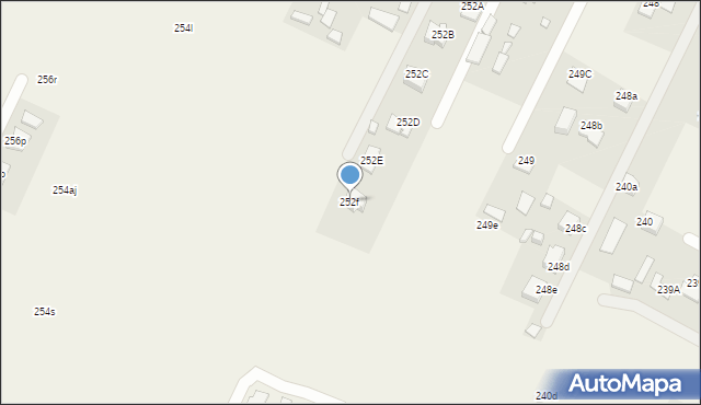 Kalinowice, Kalinowice, 252f, mapa Kalinowice