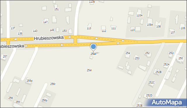 Kalinowice, Kalinowice, 254k, mapa Kalinowice