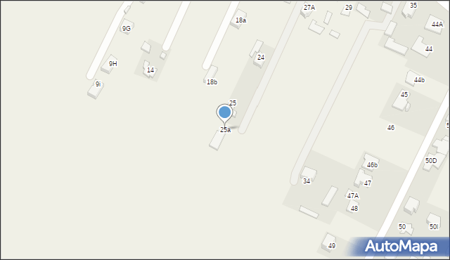 Kalinowice, Kalinowice, 25a, mapa Kalinowice