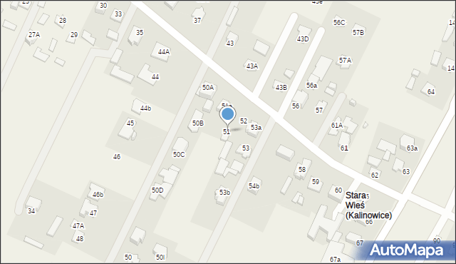 Kalinowice, Kalinowice, 51b, mapa Kalinowice
