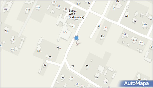 Kalinowice, Kalinowice, 71, mapa Kalinowice