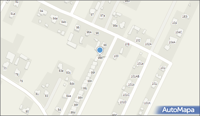 Kalinowice, Kalinowice, 99b, mapa Kalinowice