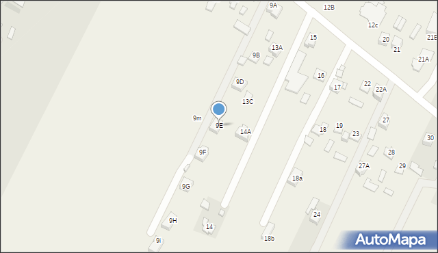 Kalinowice, Kalinowice, 9E, mapa Kalinowice
