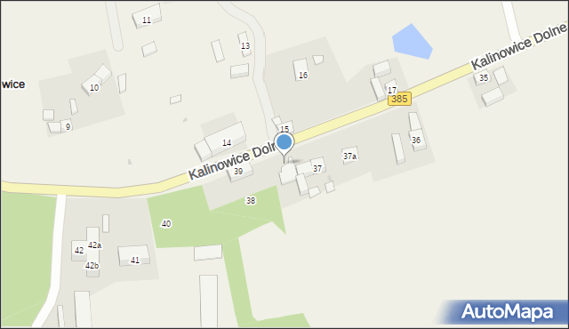 Kalinowice Dolne, Kalinowice Dolne, 38a, mapa Kalinowice Dolne