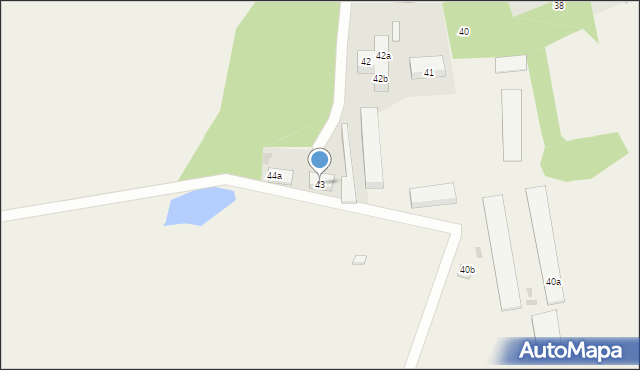 Kalinowice Dolne, Kalinowice Dolne, 43, mapa Kalinowice Dolne