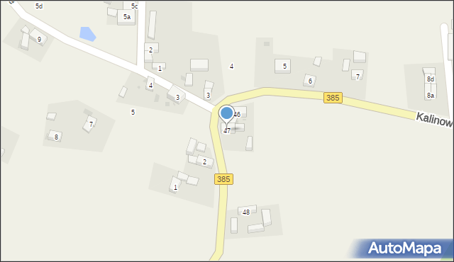 Kalinowice Dolne, Kalinowice Dolne, 47, mapa Kalinowice Dolne