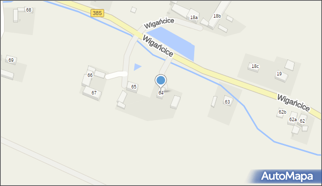 Kalinowice Dolne, Kalinowice Dolne, 64, mapa Kalinowice Dolne
