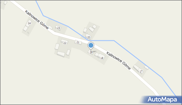Kalinowice Górne, Kalinowice Górne, 19, mapa Kalinowice Górne