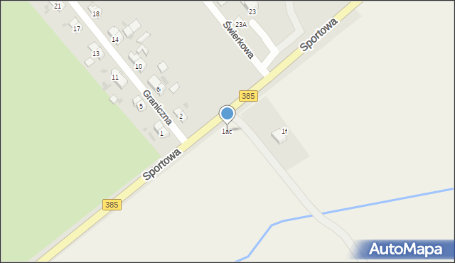 Kalinowice Górne, Kalinowice Górne, 1ac, mapa Kalinowice Górne
