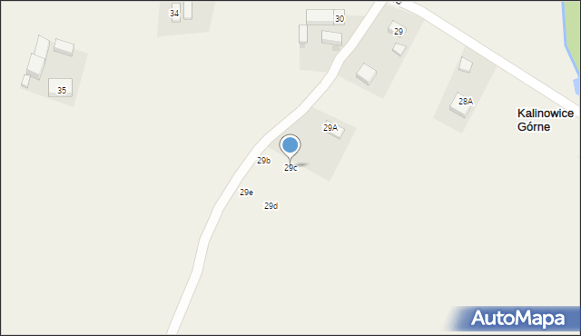 Kalinowice Górne, Kalinowice Górne, 29c, mapa Kalinowice Górne