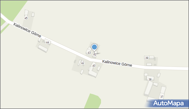 Kalinowice Górne, Kalinowice Górne, 41, mapa Kalinowice Górne