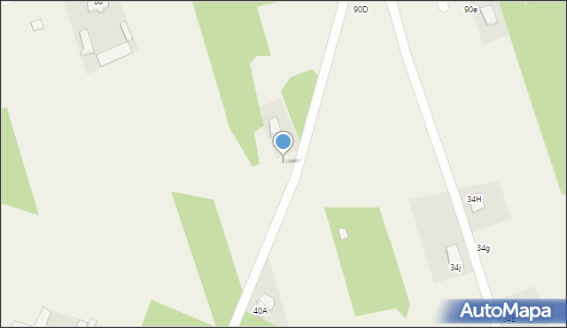 Kalinowiec, Kalinowiec, 44, mapa Kalinowiec