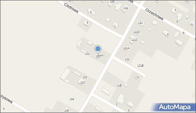 Kalinówka, Kalinówka, 100, mapa Kalinówka