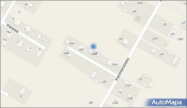 Kalinówka, Kalinówka, 194B, mapa Kalinówka