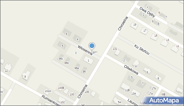 Kalinówka, Kalinówka, 213, mapa Kalinówka