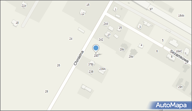 Kalinówka, Kalinówka, 240, mapa Kalinówka