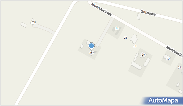 Kalinówka, Kalinówka, 267, mapa Kalinówka