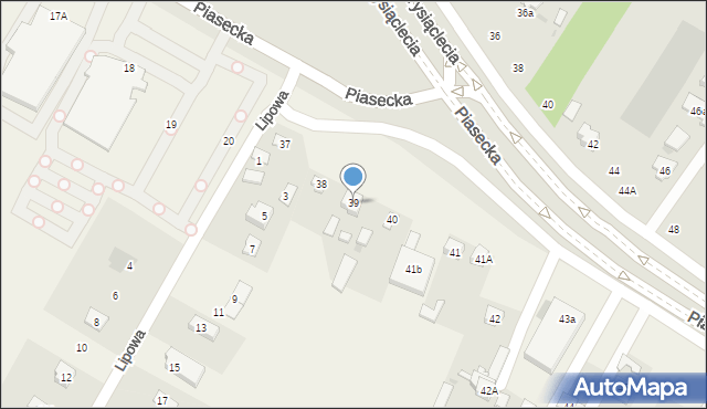 Kalinówka, Kalinówka, 39, mapa Kalinówka