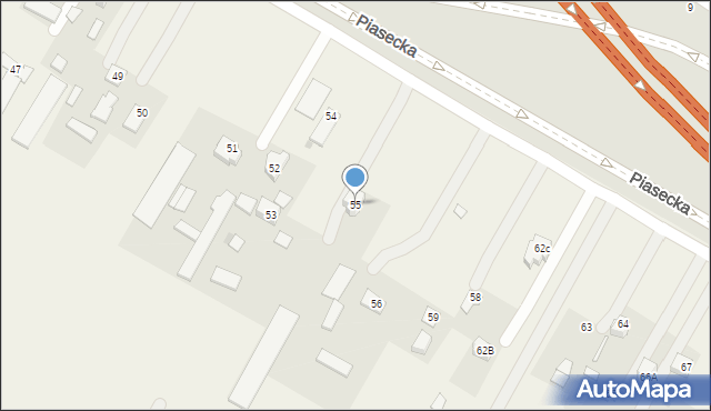 Kalinówka, Kalinówka, 55, mapa Kalinówka