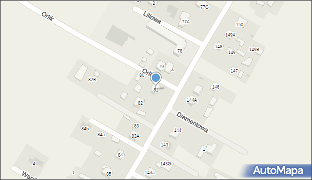 Kalinówka, Kalinówka, 81, mapa Kalinówka