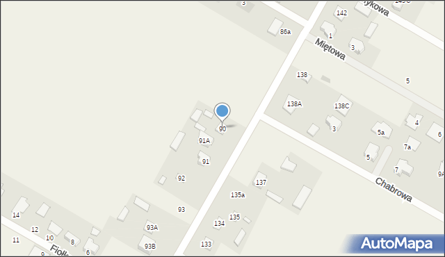 Kalinówka, Kalinówka, 90, mapa Kalinówka