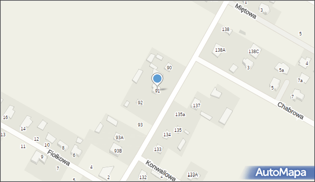 Kalinówka, Kalinówka, 91, mapa Kalinówka