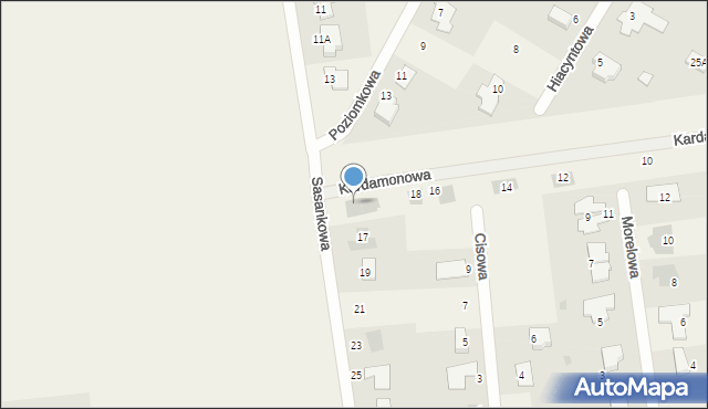 Kalinówka, Kardamonowa, 22, mapa Kalinówka