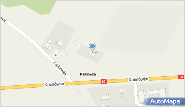 Kalinówka, Kalinówka, 1b, mapa Kalinówka
