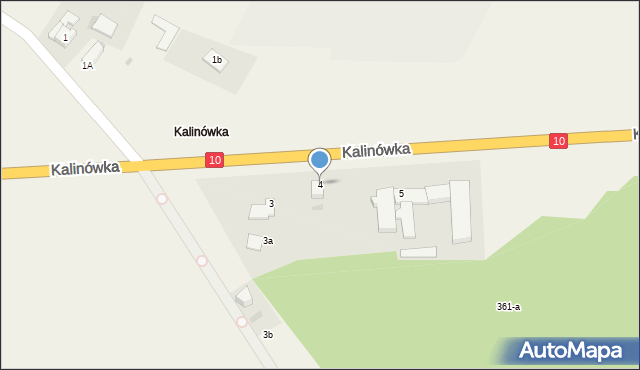 Kalinówka, Kalinówka, 4, mapa Kalinówka