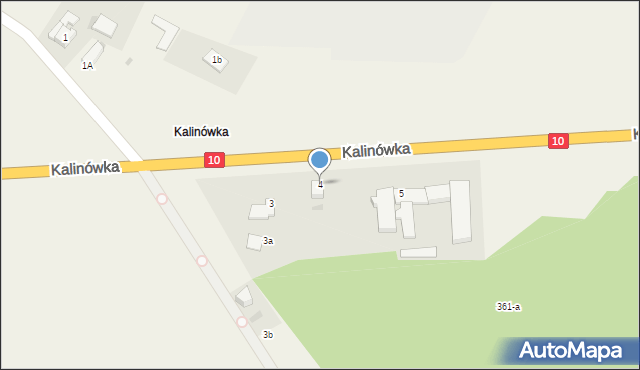 Kalinówka, Kalinówka, 4, mapa Kalinówka