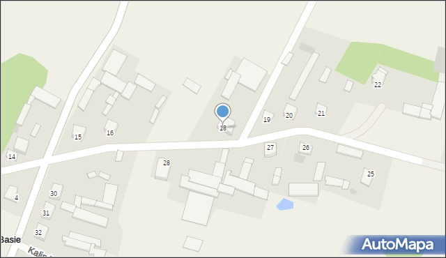 Kalinówka-Basie, Kalinówka-Basie, 18, mapa Kalinówka-Basie