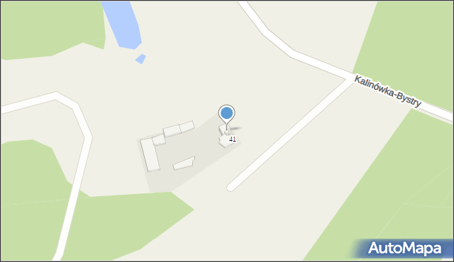 Kalinówka-Basie, Kalinówka-Basie, 41A, mapa Kalinówka-Basie