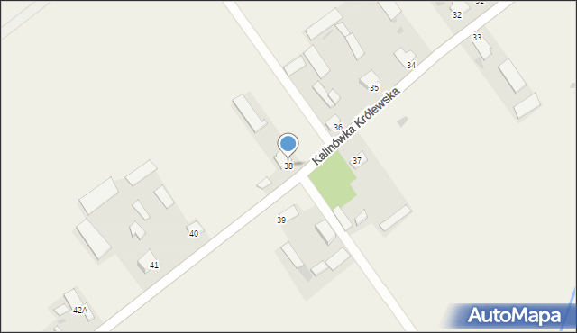 Kalinówka Królewska, Kalinówka Królewska, 38, mapa Kalinówka Królewska