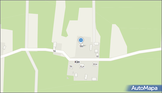 Kalinowo, Kalinowo, 58b, mapa Kalinowo
