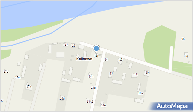 Kalinowo, Kalinowo, 14i, mapa Kalinowo