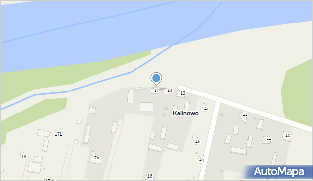 Kalinowo, Kalinowo, 17, mapa Kalinowo