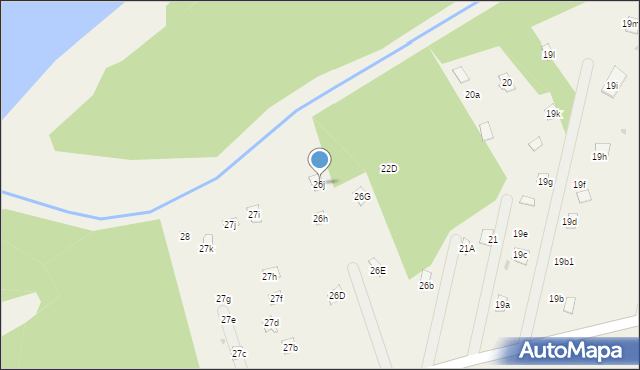 Kalinowo, Kalinowo, 26j, mapa Kalinowo