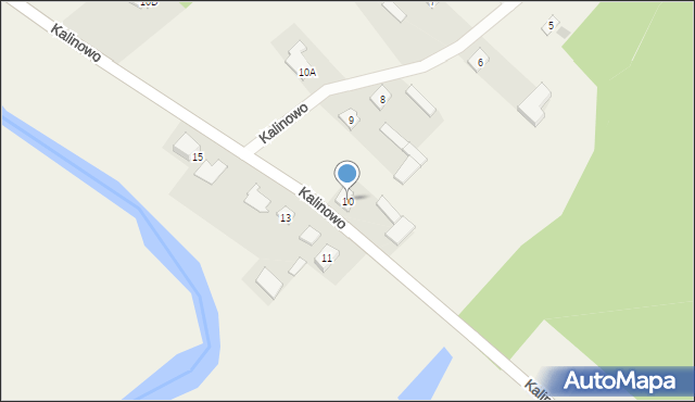 Kalinowo, Kalinowo, 10, mapa Kalinowo
